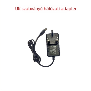 Brit standard tápegység adapterrel, háromtűs csatlakozóval, kimenetek: 3V, 5V, 6V, 9V, 12V, 24V, 1–3A