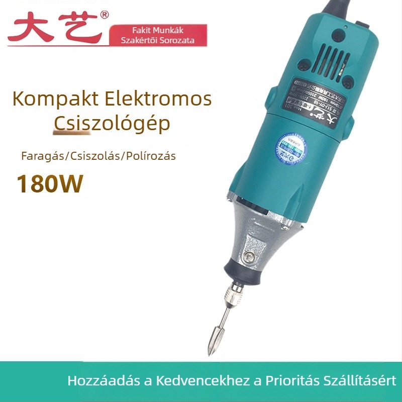 Dayi 301 Mini Magas Sebességű Elektromos Forgó Eszköz Fa Véséséhez, Kézi Csiszoláshoz és Finiseléshez