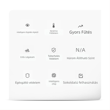 HHB-630 Digitális kijelzős forrólevegős pisztoly, 2000W, állítható hőmérséklet, ipari minőség, film laminálásához és hőszűkítő fóliához