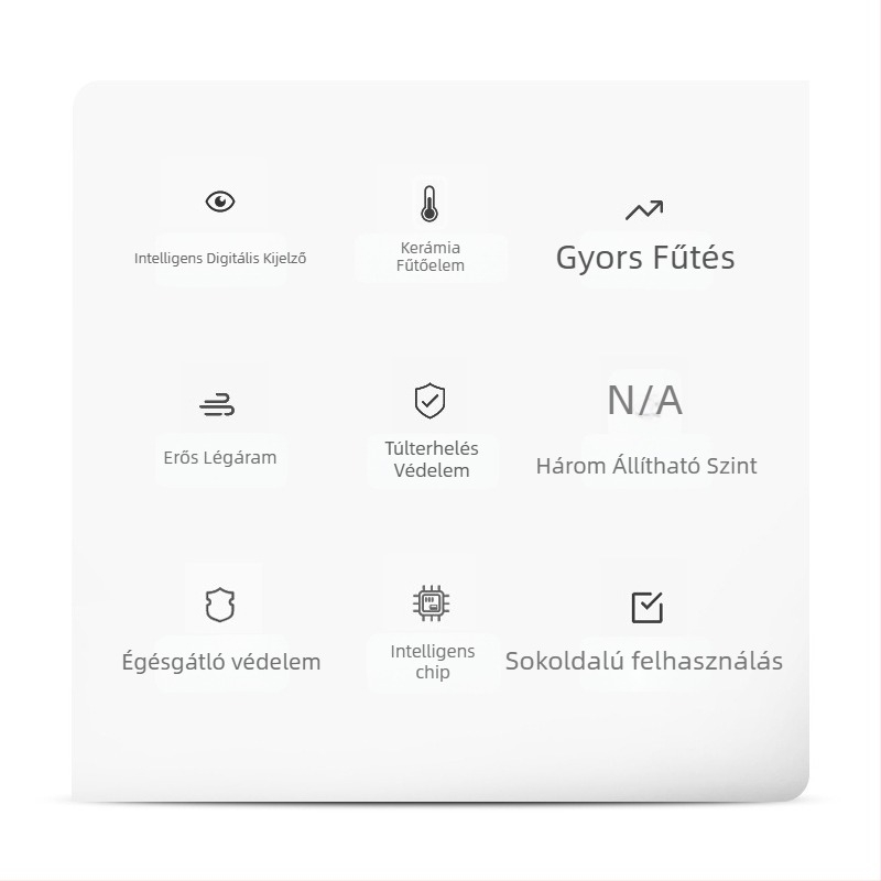 HHB-630 Digitális kijelzős forrólevegős pisztoly, 2000W, állítható hőmérséklet, ipari minőség, film laminálásához és hőszűkítő fóliához