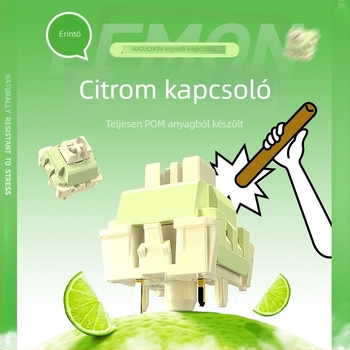 HiFi sima alacsony erősségű lineáris mechanikus billentyűzet-kapcsolók, Lemon kapcsoló, testreszabható