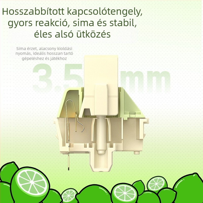 HiFi sima alacsony erősségű lineáris mechanikus billentyűzet-kapcsolók, Lemon kapcsoló, testreszabható