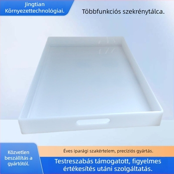 Laboratóriumi polipropilén tálca vastagított szekrénnyel, nagy kapacitás, hőálló és korrózióálló folyadéktartály alappal
