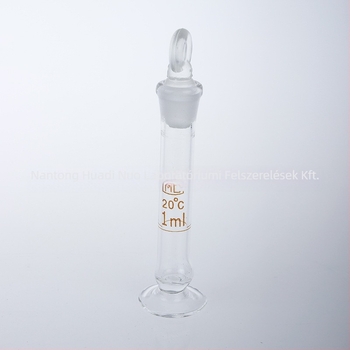 Átlátszó üveg mikrovolumenflakon alapkalappal, 1 ml, 2 ml, 5 ml és 10 ml