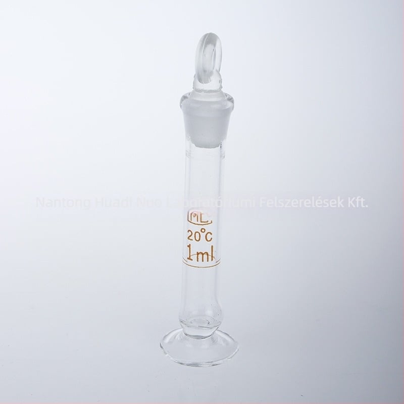 Átlátszó üveg mikrovolumenflakon alapkalappal, 1 ml, 2 ml, 5 ml és 10 ml