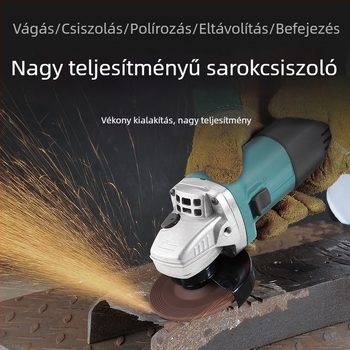 Hálózatról működő szögcsiszoló tiszta réz motorral, kerámia csempe vágásához, hornyoláshoz és csiszoláshoz