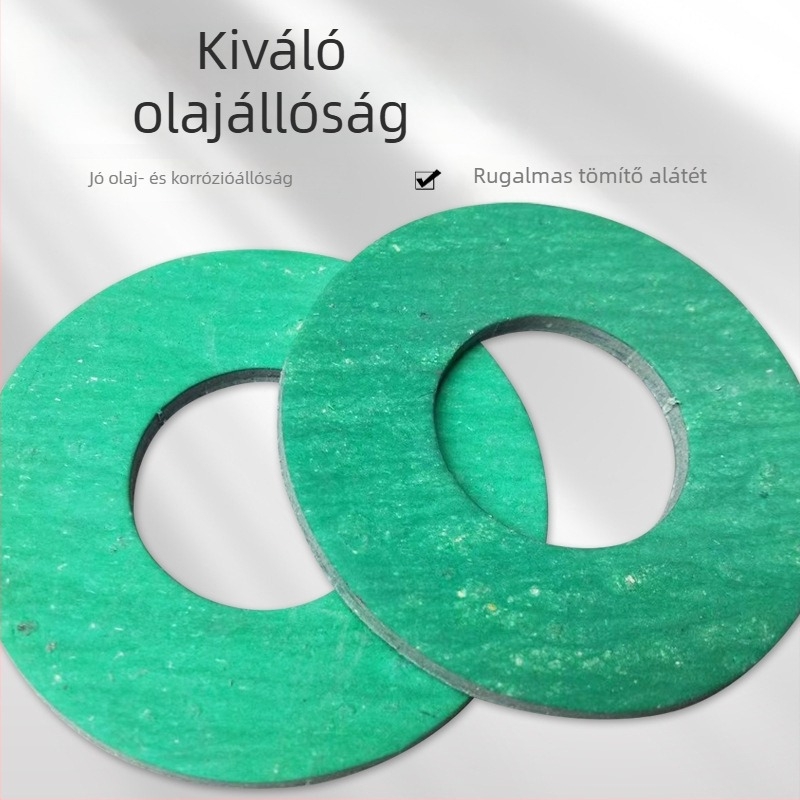 Azbesztmentes gumitömítés flanghoz, magas hőmérséklet és nyomás ellen, olajálló