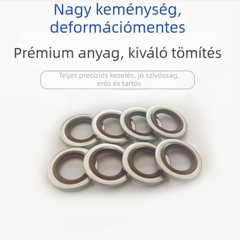 Brit szabvány fluorgumi tömítőgyűrű fix maggal és tömítő kereszttaggal