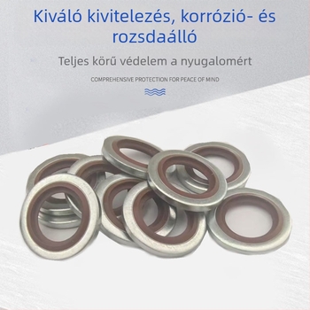 Brit szabvány fluorgumi tömítőgyűrű fix maggal és tömítő kereszttaggal