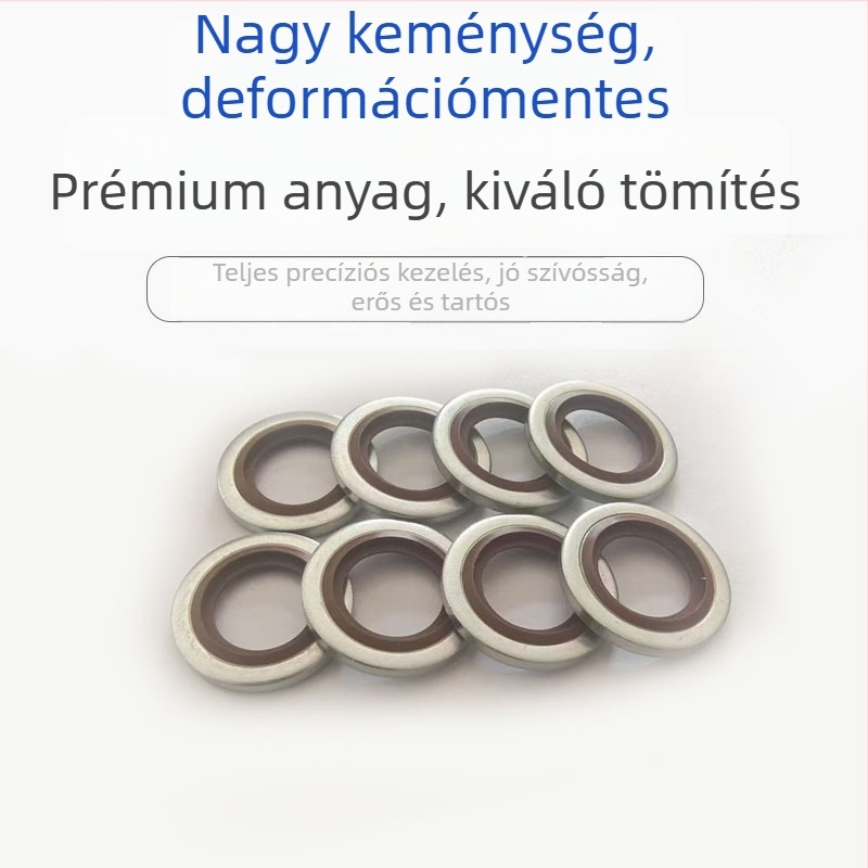 Brit szabvány fluorgumi tömítőgyűrű fix maggal és tömítő kereszttaggal