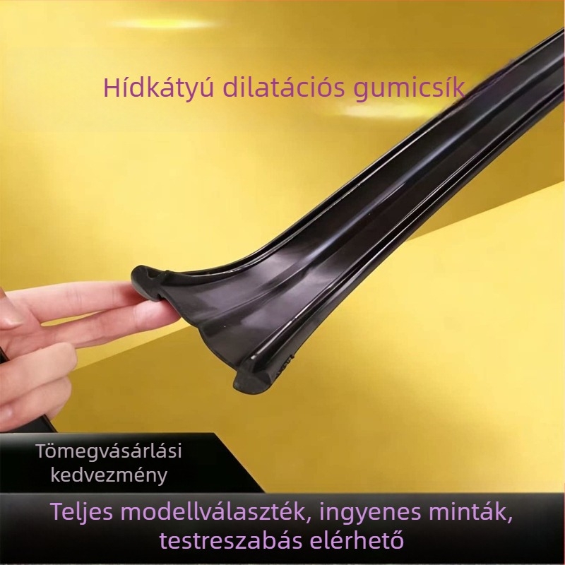 Autóút-híd tágulási hézag gumicsík, C/D40/60/80 típus, vízálló tömítő szalag