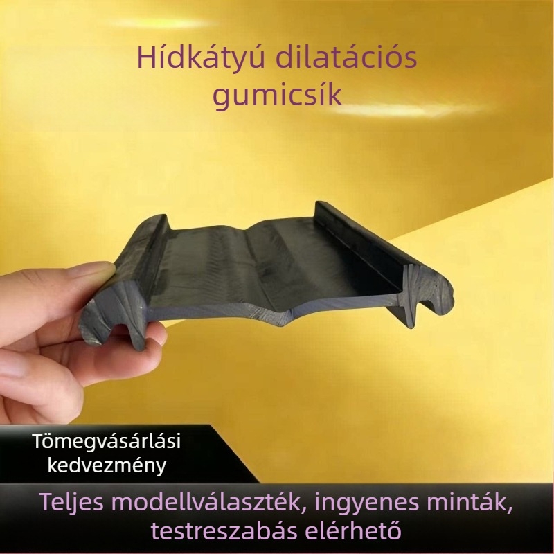 Autóút-híd tágulási hézag gumicsík, C/D40/60/80 típus, vízálló tömítő szalag