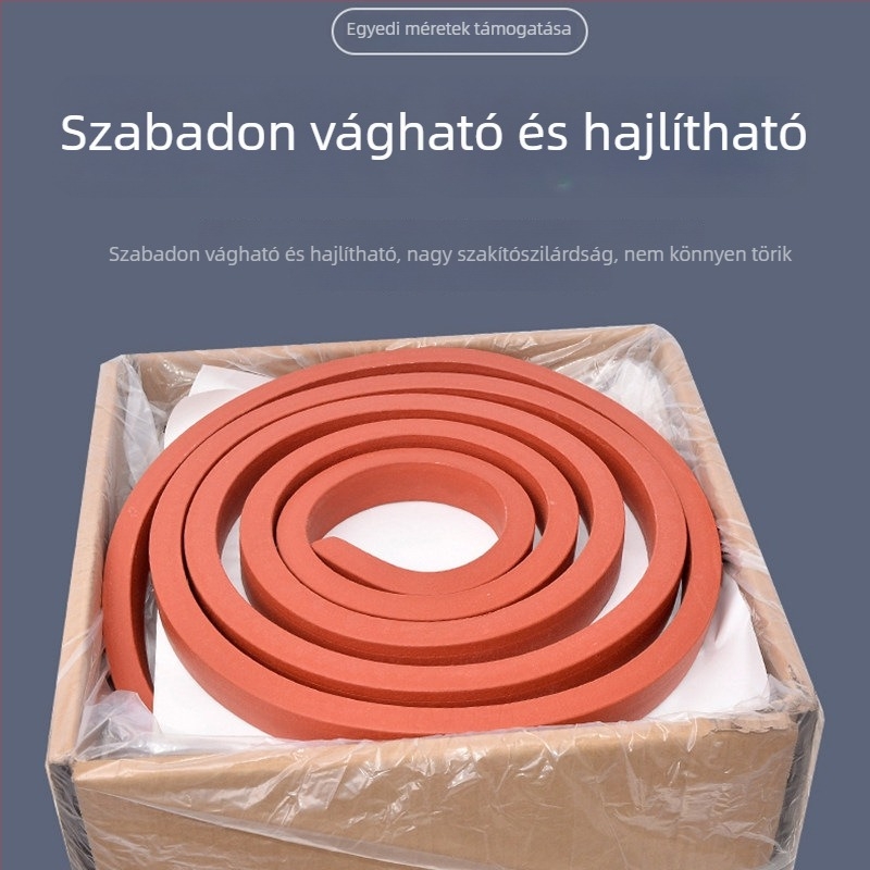 Vízaktivált, kinyúló gumi vízzáró szalag, piros PZ típus, 20×30 vízbarrier szalag és 10×20 tömítő szalag, Nemzeti Szabvány