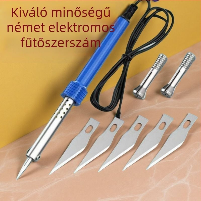 Ipari minőségű forrasztópáka-készlet, állandó hőmérséklettel, nem állítható, otthoni javításokra és hegesztésre