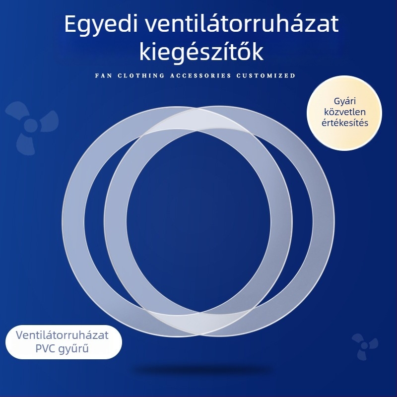 PVC gumitömítő gyűrű telepítési kiegészítők ventilátorhoz és klímaberendezéshez