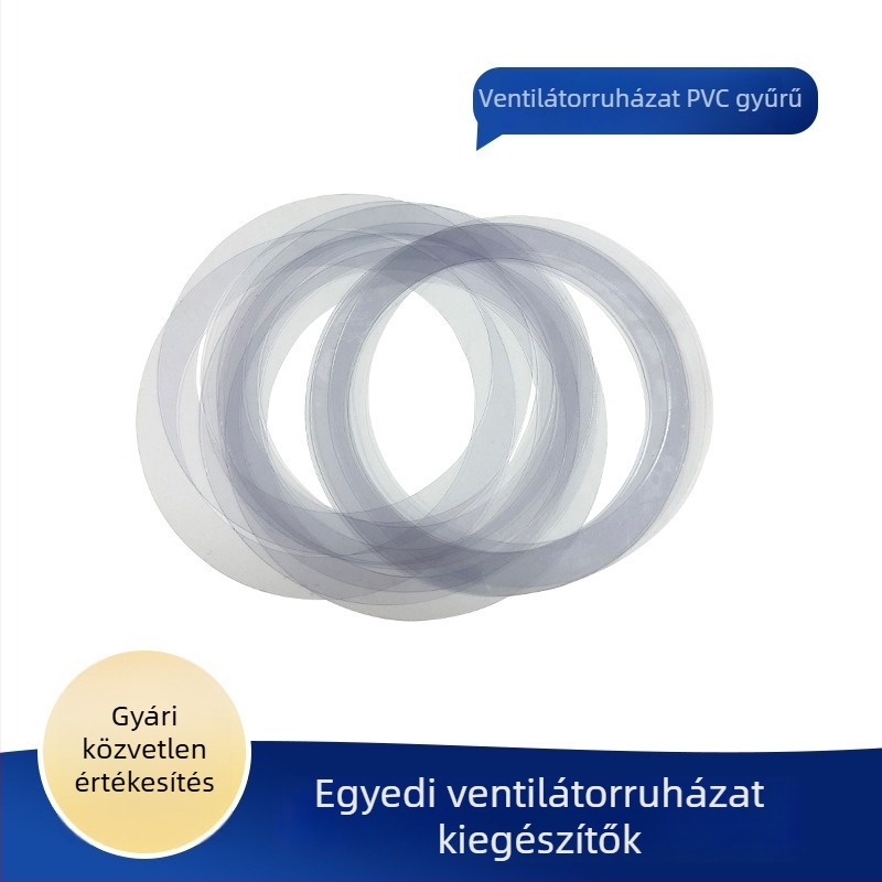 PVC gumitömítő gyűrű telepítési kiegészítők ventilátorhoz és klímaberendezéshez