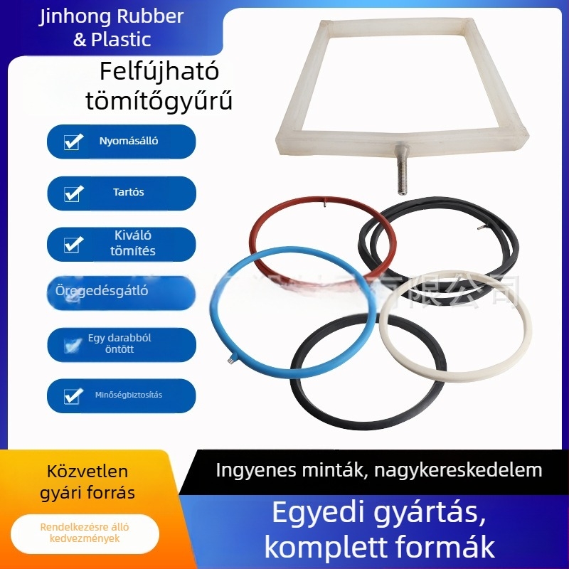 Kör alakú szilikon felfújható tömítőgyűrű, kopásálló