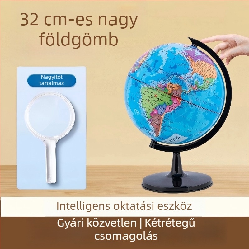 32 cm-es Kína-térkép politikai régiókkal – földrajz tanulóeszköz gyerekeknek