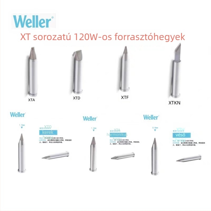 Weller XT forrasztóhegy, 120W, kompatibilis WP120, WXP120, WT1010H, WX1