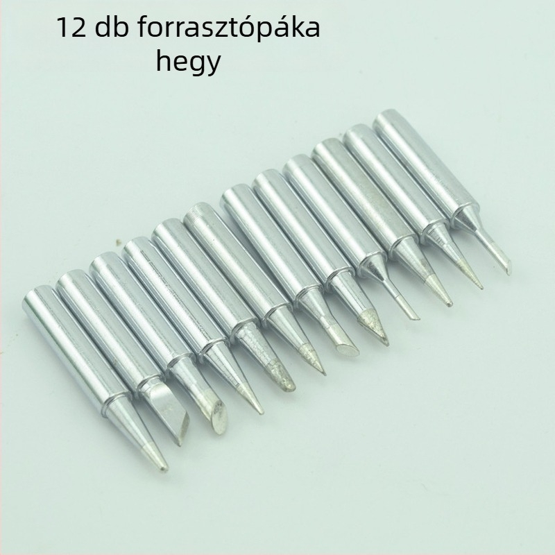 936 állandó hőmérsékletű forrasztóhegy, 900M/936 forrasztóállomáshoz, ferde éles vég, 12 darabos készlet