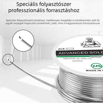 Sn60 forrasztódrót alumíniumhoz, ónforrasztódrót, cink-més lemezek hegesztése, akkumulátorok, rozsdamentes acél, nikkelezett bevonatú huzal