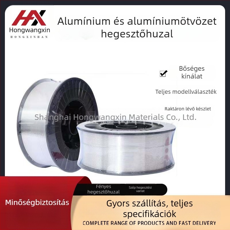 4043 alumínium hegesztődrót, 5356 alumínium-magnézium huzal, 5183 gázzal védett tiszta alumínium huzal, 1070 alumínium huzal