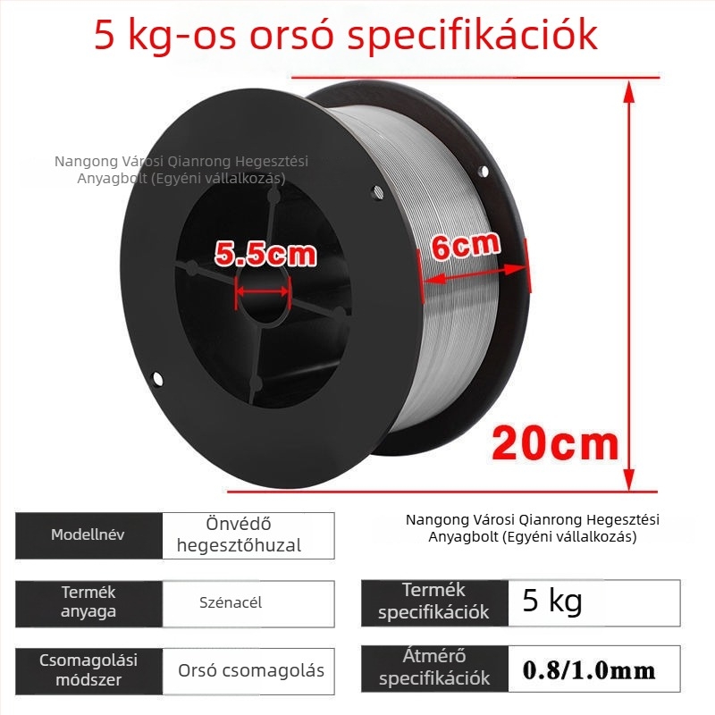 E71T-GS gáz nélküli önvédő flux-kor huzal MIG/MAG hegesztéshez