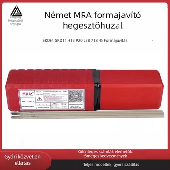 MRA SKD61/H9/S136/P20/718/H13 huzal lézer-argon ívhegesztéshez, formák javítására