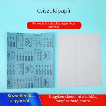 Szilícium-karbid csiszolópapír, fehér, száraz csiszoláshoz és finiseléshez, 230 × 280 mm