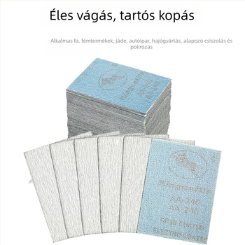 Taurus négyszögletes filces csiszolópapír, 75 × 100 mm, száraz csiszolás, öntapadós, autófesték polírozáshoz