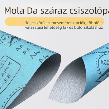 Csiszolópapír faipari és bútor polírozásához, fehér csiszolópapír festék- és falcsiszoláshoz, 240-es szemcse