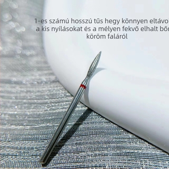 Előfeldolgozó körömcsiszoló fej, orosz stílusú nyitott zsebbel – professzionális körömmanikűr eszköz a bőrkeményedés eltávolításához, kiváló minőségű