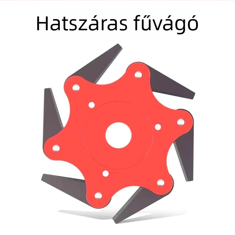 Hatlamellás mangánacél vágófej fűkaszához