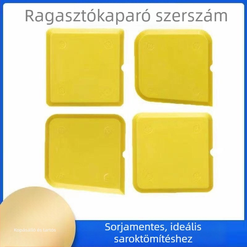 Többfunkciós ragasztókaparó üveghez – él- és sarkok tisztítása, maradék eltávolítása