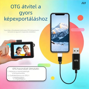 Retro mini CCD digitális kamera autofókusz és kihajtható vakuval, kültéri utazásokhoz fényképezéshez és videózásához.