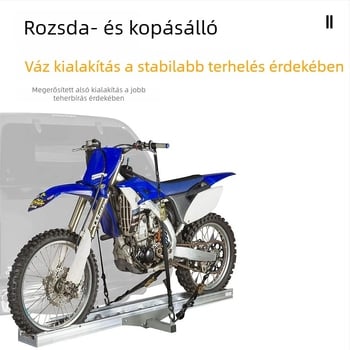 Motorkerékpár utánfutó keret, hátsó utánfutó keret, utánfutó rúd, motorkerékpár keret, korrózió- és kopásálló fém karbantartó eszközök