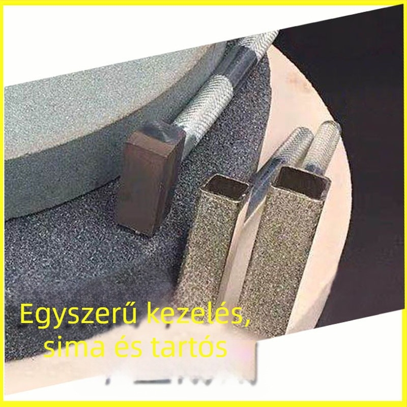Elektroplátolt gyémánt köszörűkő dreszter, formázó penge, asztali vagy kézi használatra