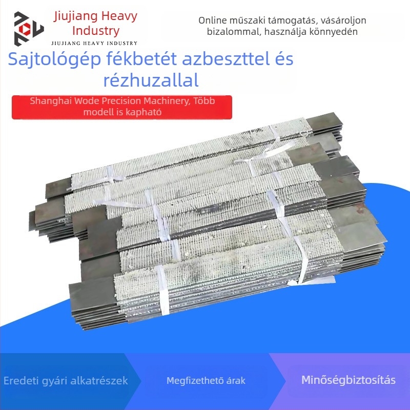 Lyukasztógéphez fékcsík és fékbetét, azbeszt rézdróttal, sorozat JH21/J23/J21S