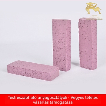 Rózsaszín téglalap alakú olajkő króm-korundból finom megmunkáláshoz, polírozáshoz és csiszoláshoz; testreszabható feldolgozás; nagy mennyiségben kapható.