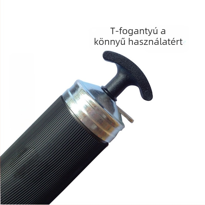 HCAT kézi zsírzópisztoly 500cc, duplapumpás rúdtípus, nagy nyomású, mechanikus kenés