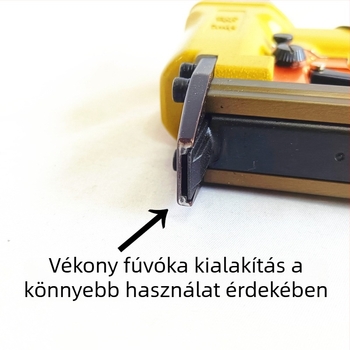 Meite pneumatikus szögpisztoly 1013J-A, U-típusú, többszörös tüzelés, 8-13 mm, 100 darab szög kapacitás, hatékony