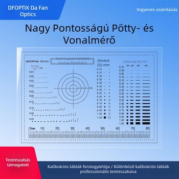 Kártya méret mérő, átlátszó fóliás pont mérő, hibás kártya, összehasonlító kártya, rugalmas vonalzó a hibák és repedések összehasonlításához