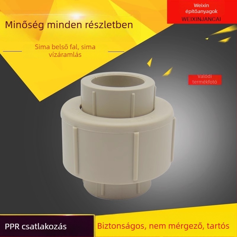 PPR forrasztó teljes műanyag csőösszekötő 20 25 32 40 50 63 75