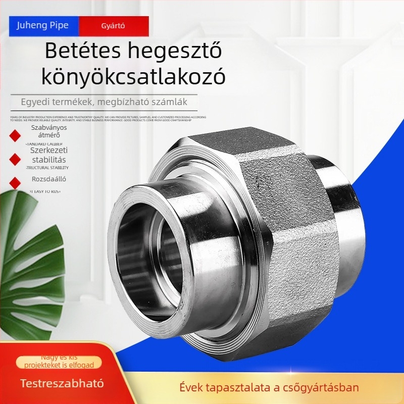 304 rozsdamentes acél belsőmenetes socket-weld csatlakozó, nagy nyomáson