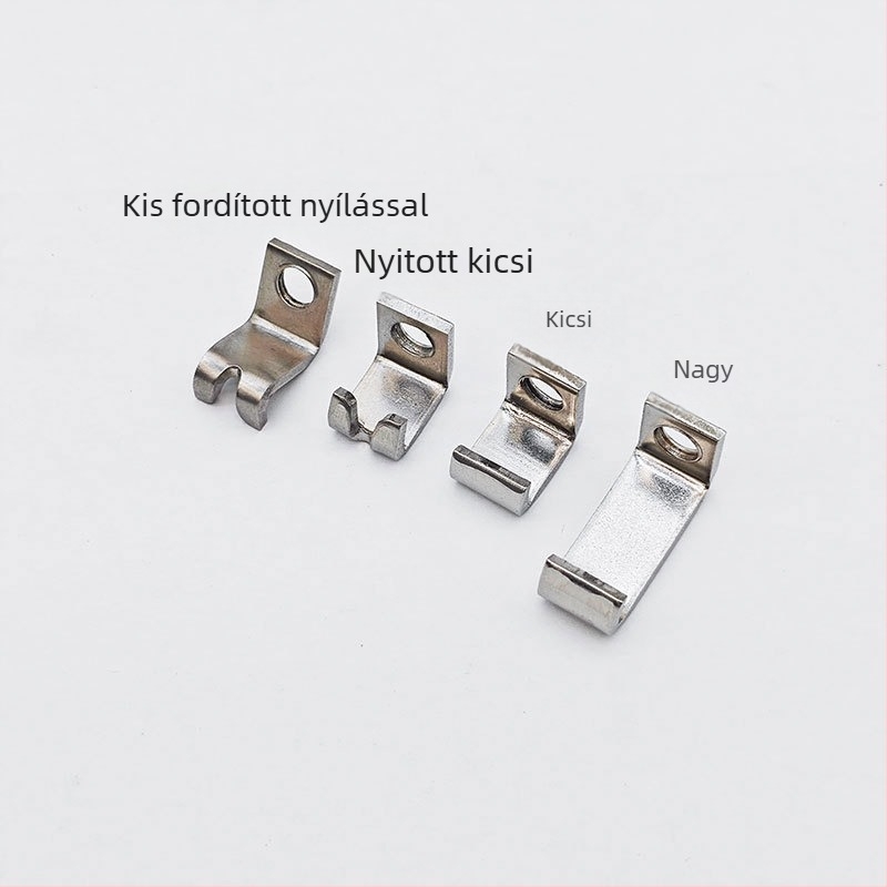 Rozsdamentes acél hálóhorog, falra szerelhető csavaros kampó, modern minimalista stílus