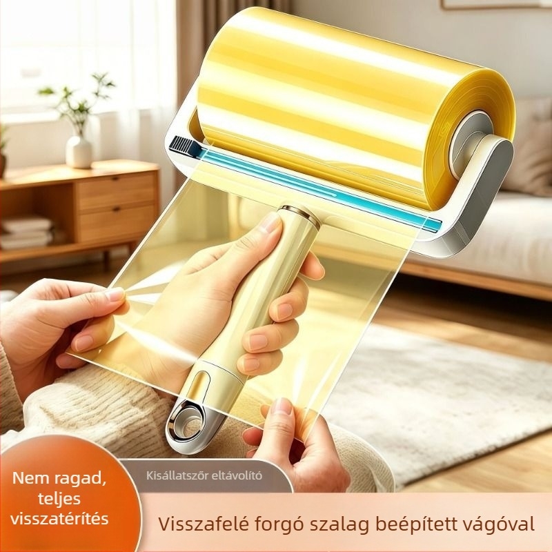 Erőteljes anti-ragasztó szalag görgő otthoni használatra — Széles felületű állatszőr eltávolító
