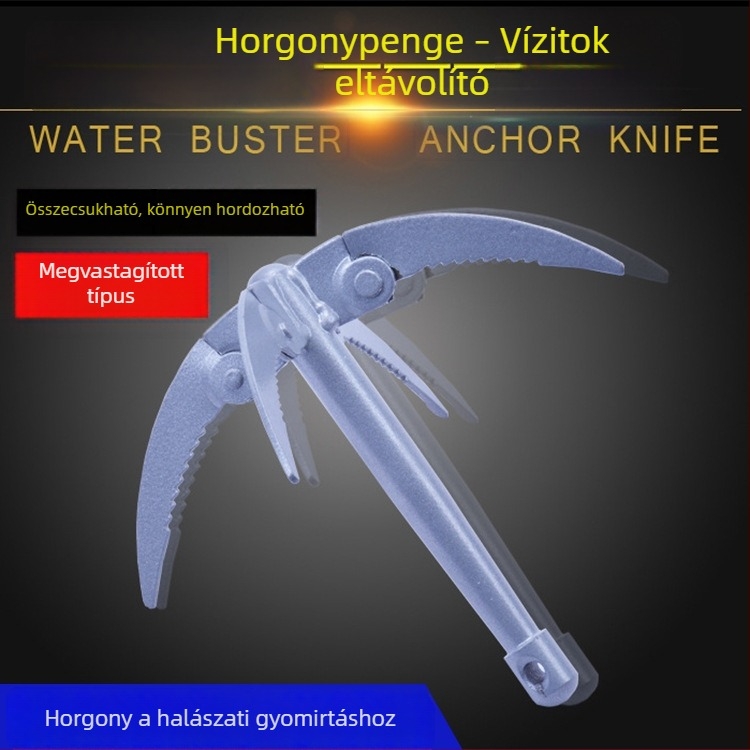 Háromágú horgonykampó kültéri mászásra és túlélésre