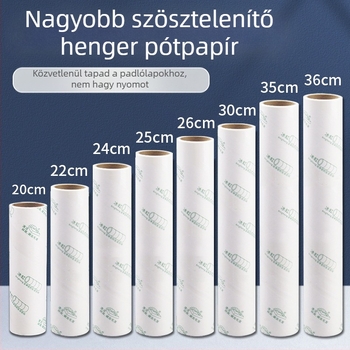 Ragasztó rolere cserélő lapok, méret 20–36 cm, padlókhoz és csempéhez