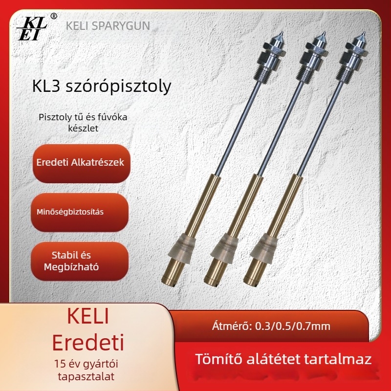 KL3 Pontossággal működő porlasztófej és tűkészlet festékszóró pisztolyhoz