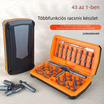 Kattogó többfunkciós szerszám a szétszereléshez, 42 az 1-ben csavarhúzó készlet bitekkel
